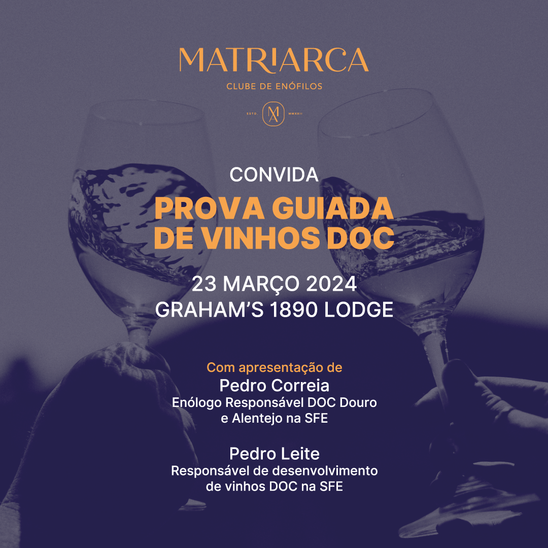 Prova de vinhos DOC de 23 de março - Alinhamento disponível